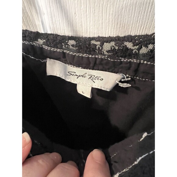 Simple Retro Dress Womens M/L Midi Slip boho dark romantic y2k coquette fairy - Picture 5 of 13